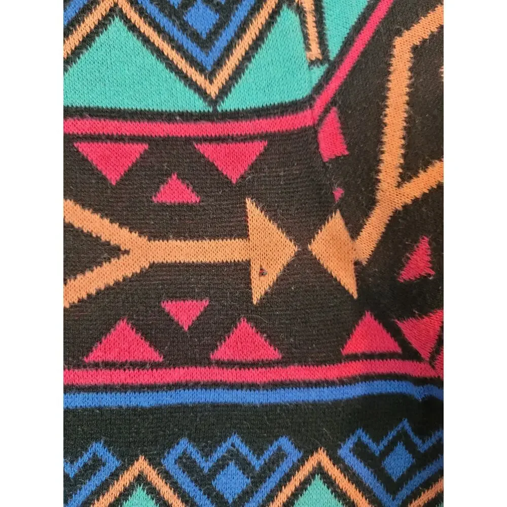 Empyre Retro Aztec Sweater L 80s Skate Streetwear